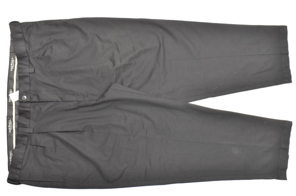 Oak Hill Men's Chino Dress Pants Black Big & Tall Size 52x30 Cotton Blend